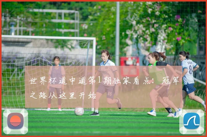 世界杯道中道第1期独家看点：冠军之路从这里开始