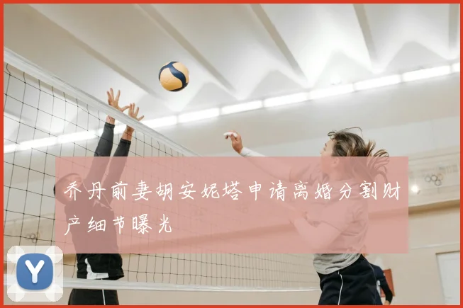 乔丹前妻胡安妮塔申请离婚分割财产细节曝光
